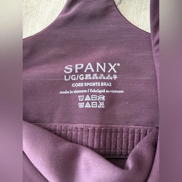 SPANX Plum Racerback Bralette - Picture 3 of 3